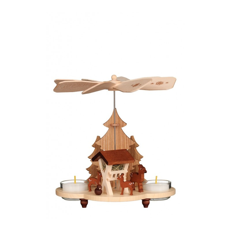 Pyramide Waldfütterung natur