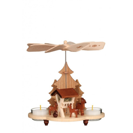 Pyramide Waldfütterung natur