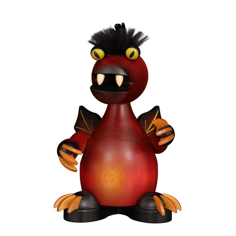 Räuchermann Drache rot