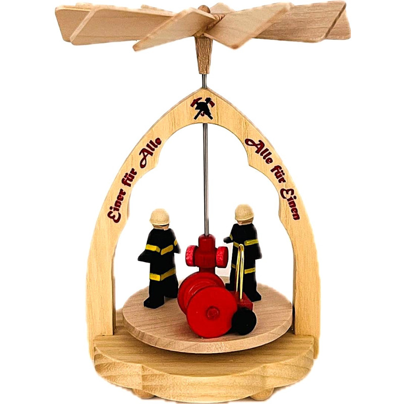 Wärmespiel Feuerwehr aus Seiffen 11cm