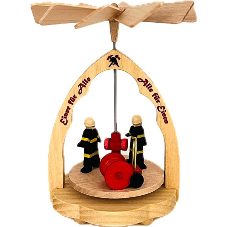 Wärmespiel Feuerwehr aus Seiffen 11cm