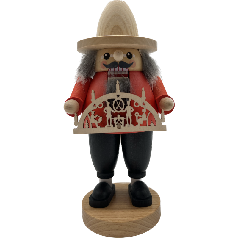 Nussknacker mit Schwibbogen 21cm