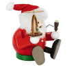 Rauchmann Santa mit Pyramide sitzend 15cm