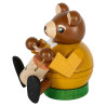 Minikugelrauchfigur Bär 8cm