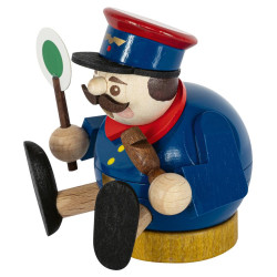 Minikugelrauchmann Eisenbahner 8cm