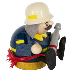 Minikugelrauchmann Feuerwehrmann 8cm
