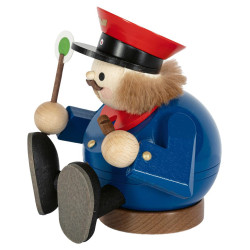 Rauchmann Eisenbahner sitzend 13cm