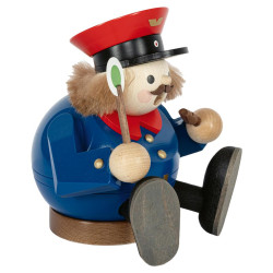 Rauchmann Eisenbahner sitzend 13cm