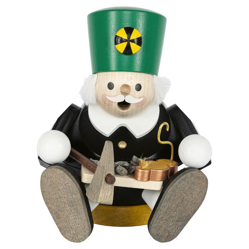 Rauchmann Bergmann sitzend 14cm