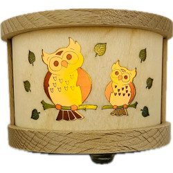 Teelichtlaterne Eulen 5,5cm