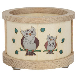 Teelichtlaterne Eulen 5,5cm