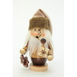 Räuchermann Miniwichtel Wackelmännchen mit Päckchen  14,0 cm