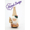 Wackelmännchen Weihnachtsmann natur  11,5 cm