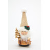 Wackelmännchen Weihnachtsmann natur  11,5 cm