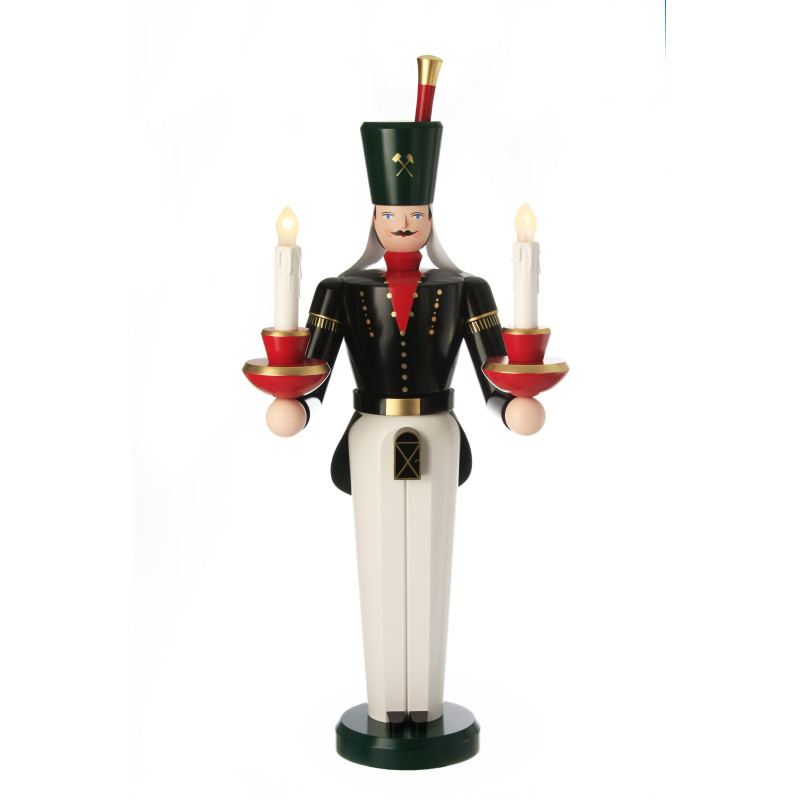 Lichterbergmann Großfigur farbig elektrisch beleuchtet 80cm