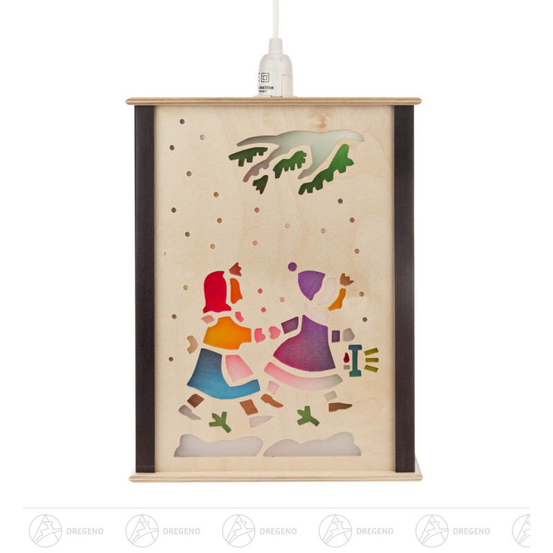 Fensterlaterne Kinder 27cm