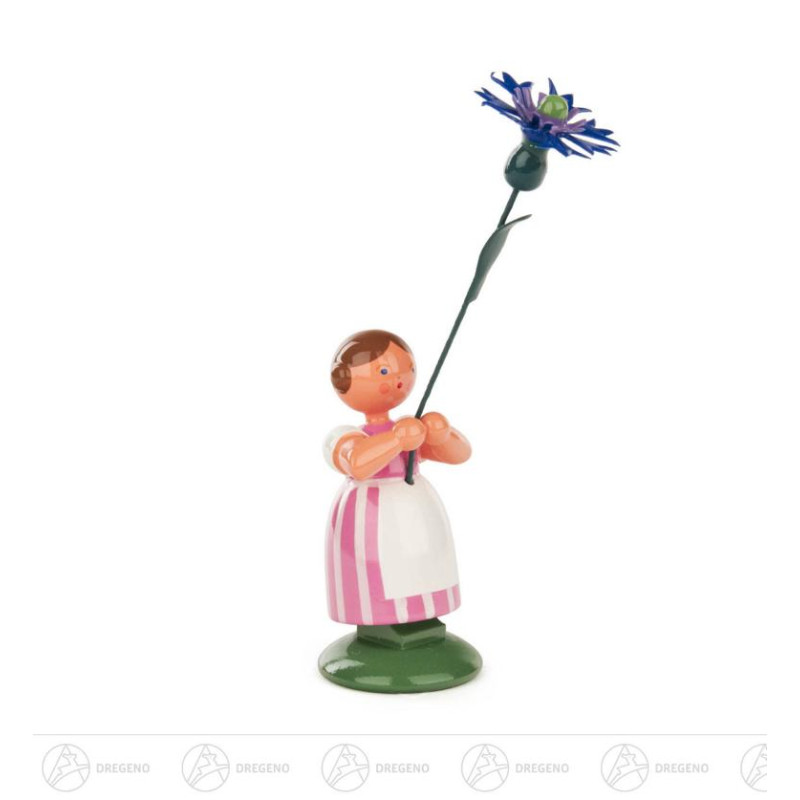 Blumenmädchen mit Kornblume