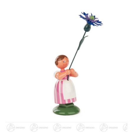 Blumenmädchen mit Kornblume