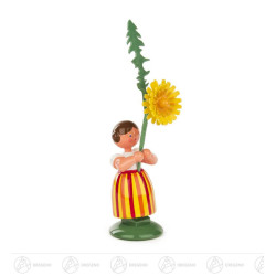 Blumenmädchen mit Löwenzahn