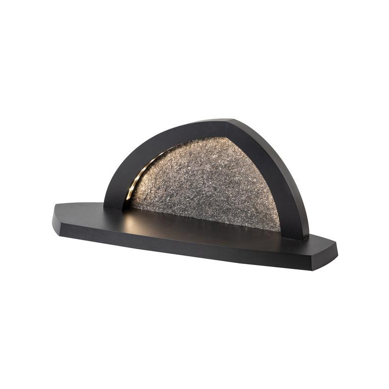 Gesteinsbogen 15x37x13cm anthrazit LED beleuchtet ohne Bestückung