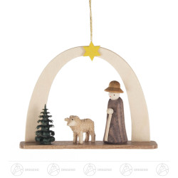 Behang Hirte mit Schaf