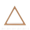 Beleuchtetes Dreieck natur 30cm mit LED Band 12V/Trafo 100-240V 26x30cm 30x35cm