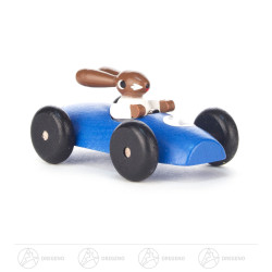 Hasenrennauto klein, blau 8cm