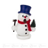 Mini-Räuchermann Schneemann mit Baum