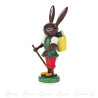 Hase mit Korb und Wanderstock 9,5cm