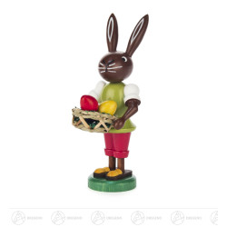 Hase mit Eierkorb 9cm