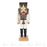 Nussknacker König weiß lasiert 27cm