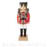 Nussknacker König rot lasiert 27cm