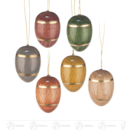 Behang Ostereier mit Streifen (6)