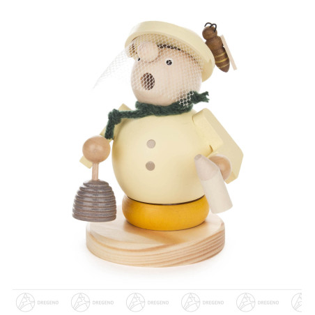 Räuchermann Imker Willy mit Bienenkorb