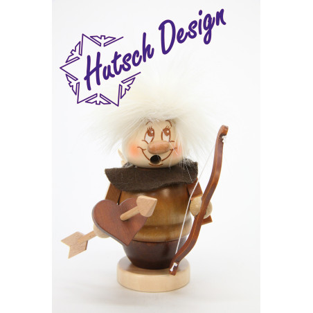 Räuchermann Miniwichtel Amor  12,5 cm