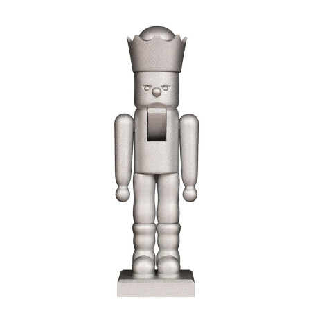 Nussknacker Glimmer König silber