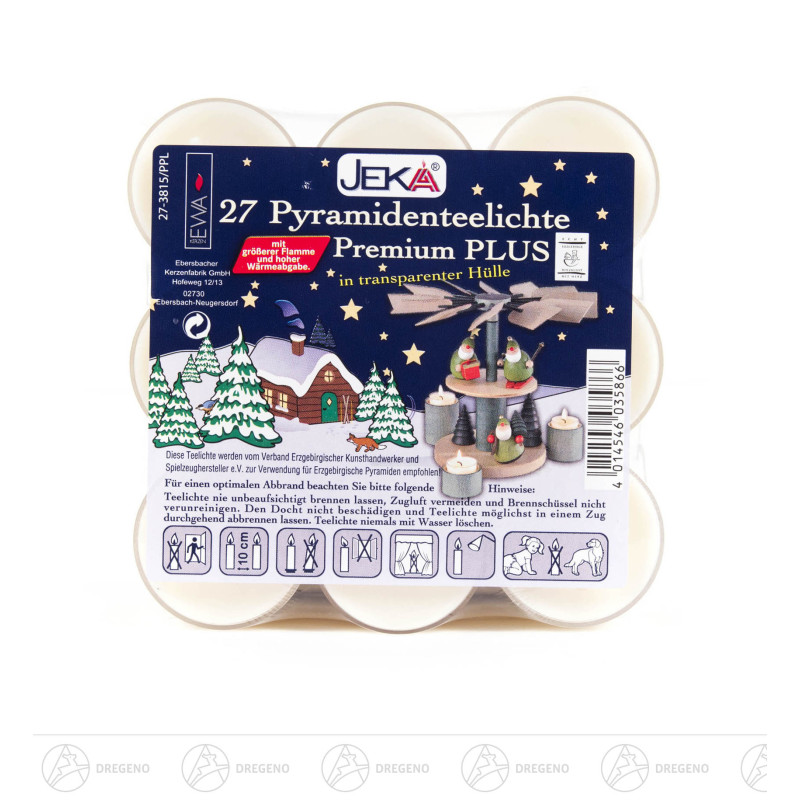 Pyramidenteelichte in Acrylhülle (27) UK 24
