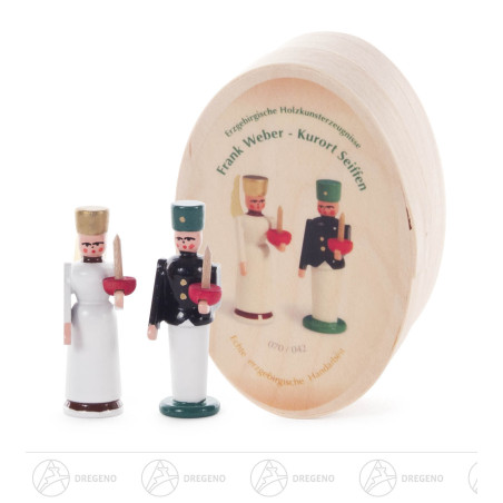 Engel und Bergmann in Spandose