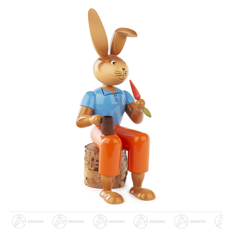 Hase mit Möhre 22cm