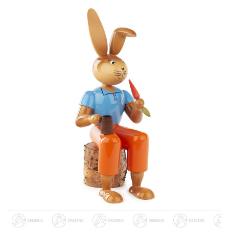 Hase mit Möhre 22cm