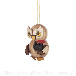 Behang Eulenkind mit Lok 4cm