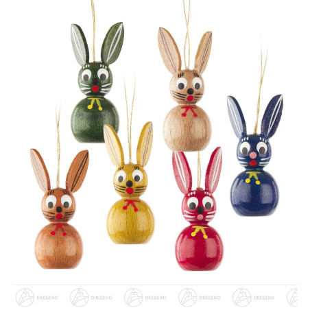 Behang Osterhasen gebeizt (6) 5cm