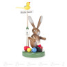 Hasenmaler Frohe Ostern mit Blume 13cm