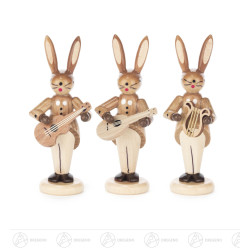 Hasentrio mit Gitarre,...