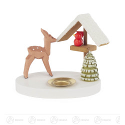 Kerzenhalter mit Vogelhaus...