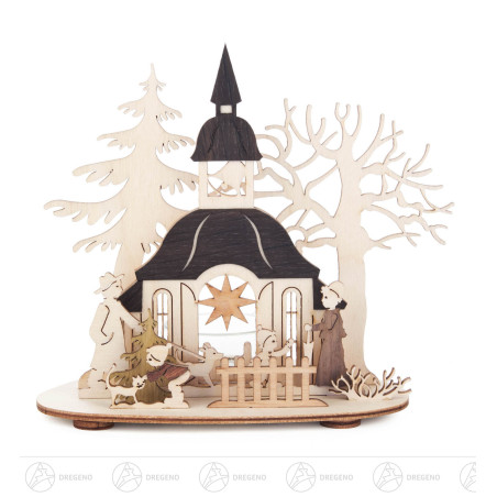 Teelichthalter Kirche