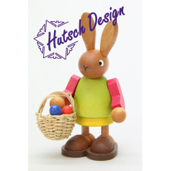 Häsin mit Eierkorb  8,5 cm