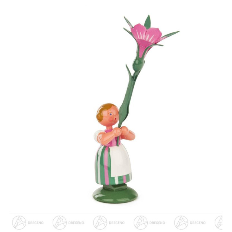 Blumenmädchen mit Winde