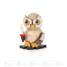 Eulenkind mit Kerze zum Stellen