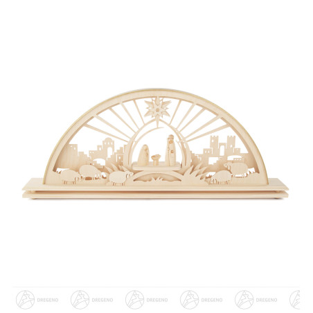 Schwibbogen Christi-Geburt elektrisch beleuchtet LED 23x55cm